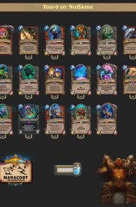 top-9-legend-odd-quest-warrior-Noflame-deck