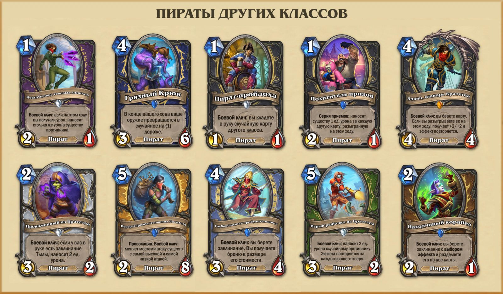 Квест Пират Воин Альтерака - гайд по топ колоде | Hearthstone