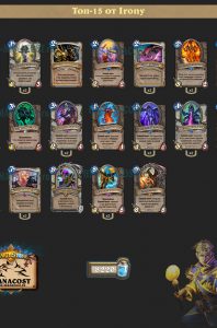 Rastakhan 13.2 #15 Legend Irony’s Control Priest