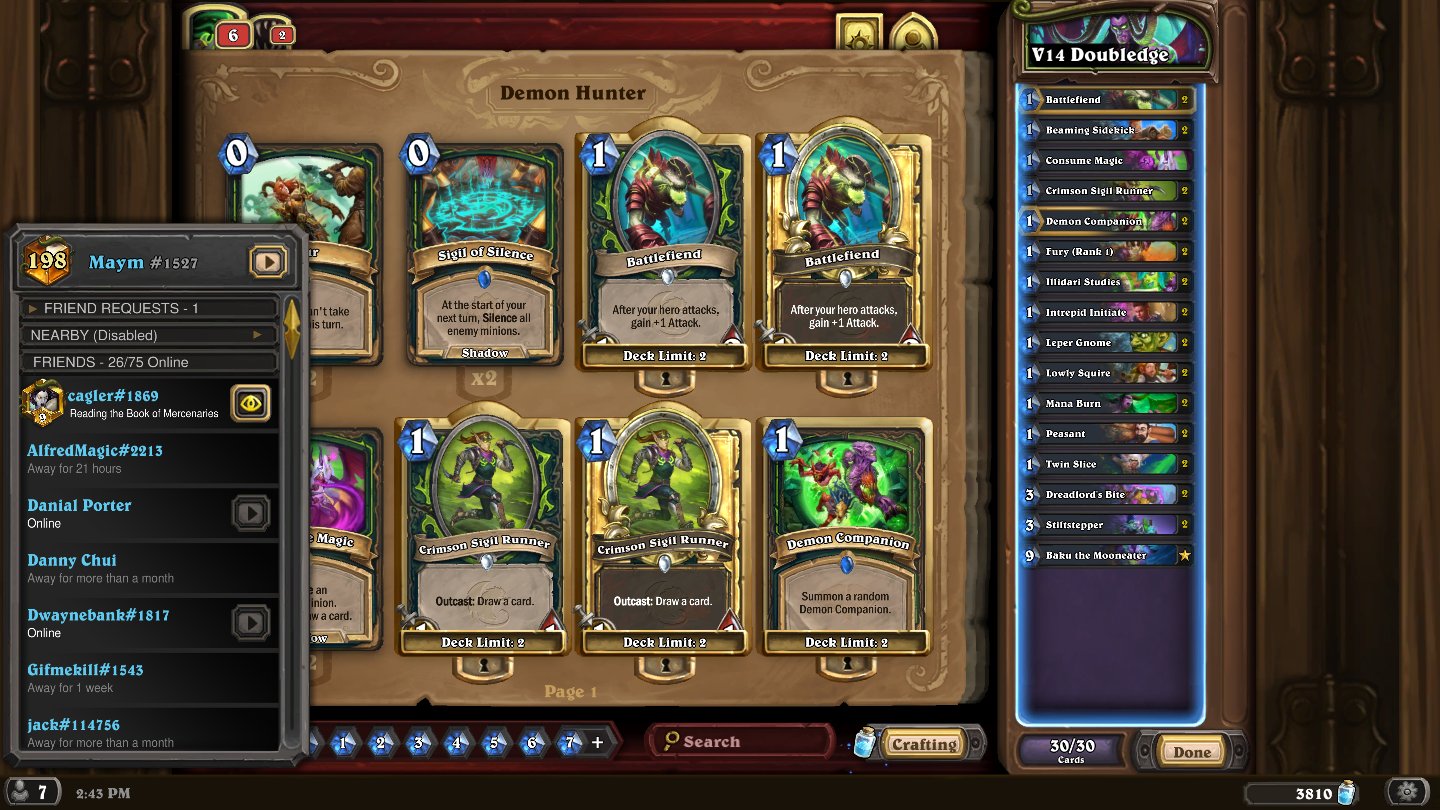 Манакост hearthstone топ. Demon Hunter Shadow World подарочный код. Maym.