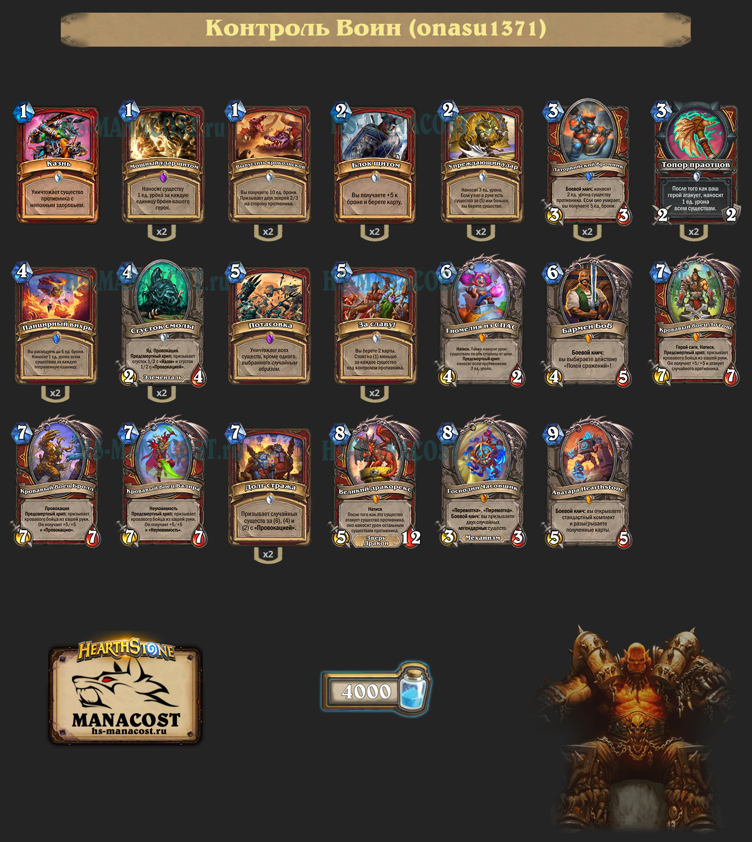 Контроль Воин