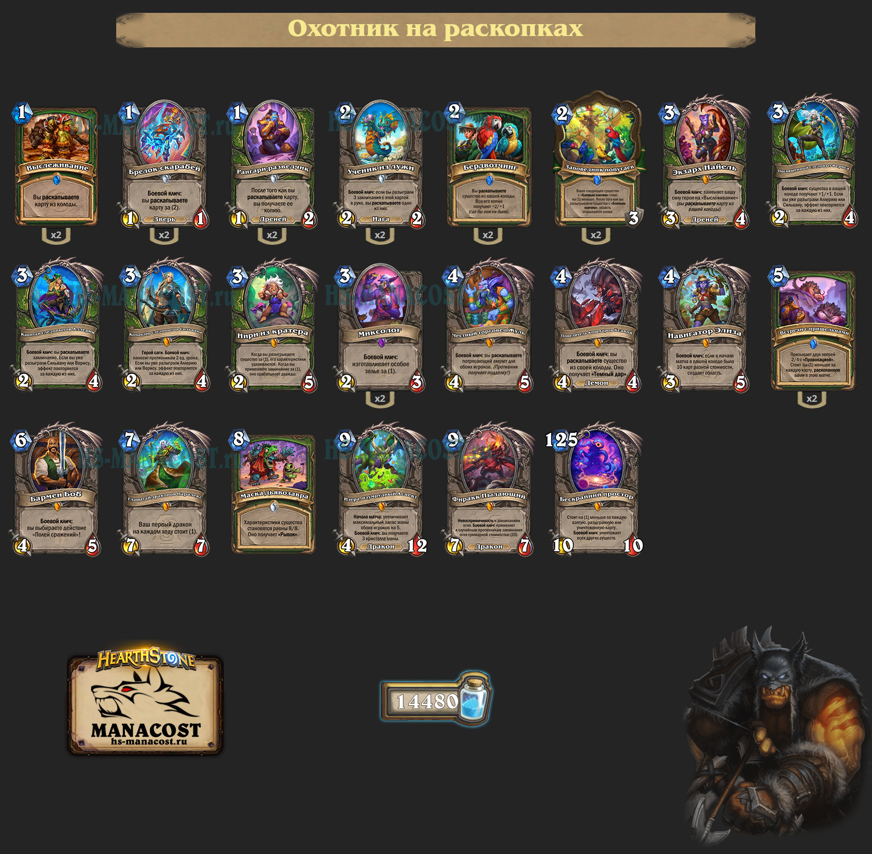 Охотник на раскопке