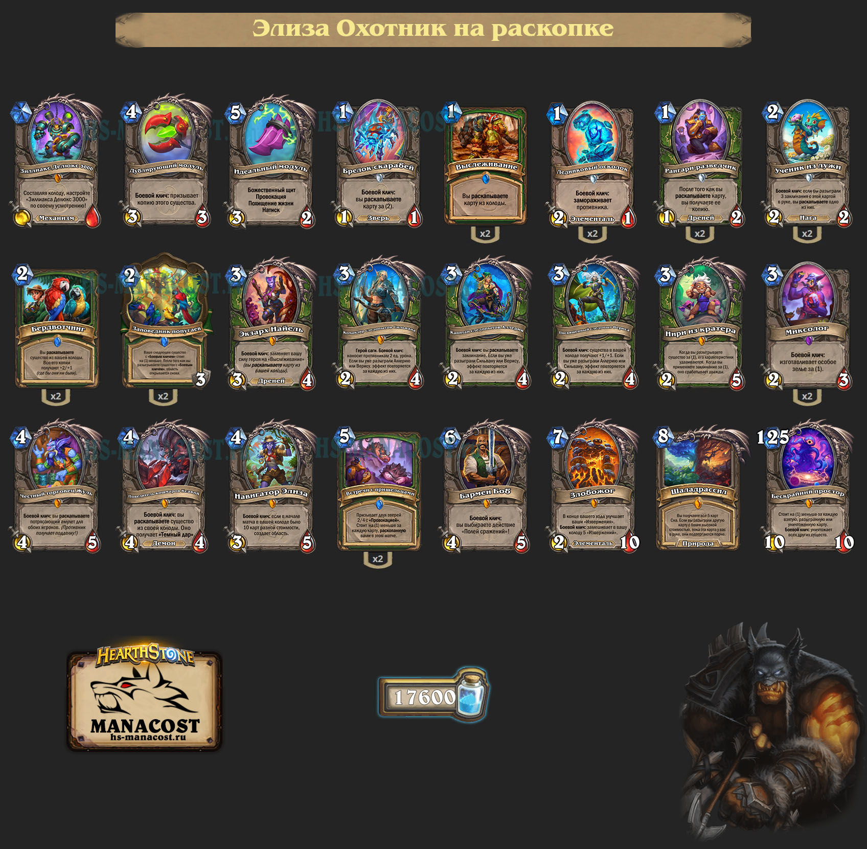 Охотник на раскопке