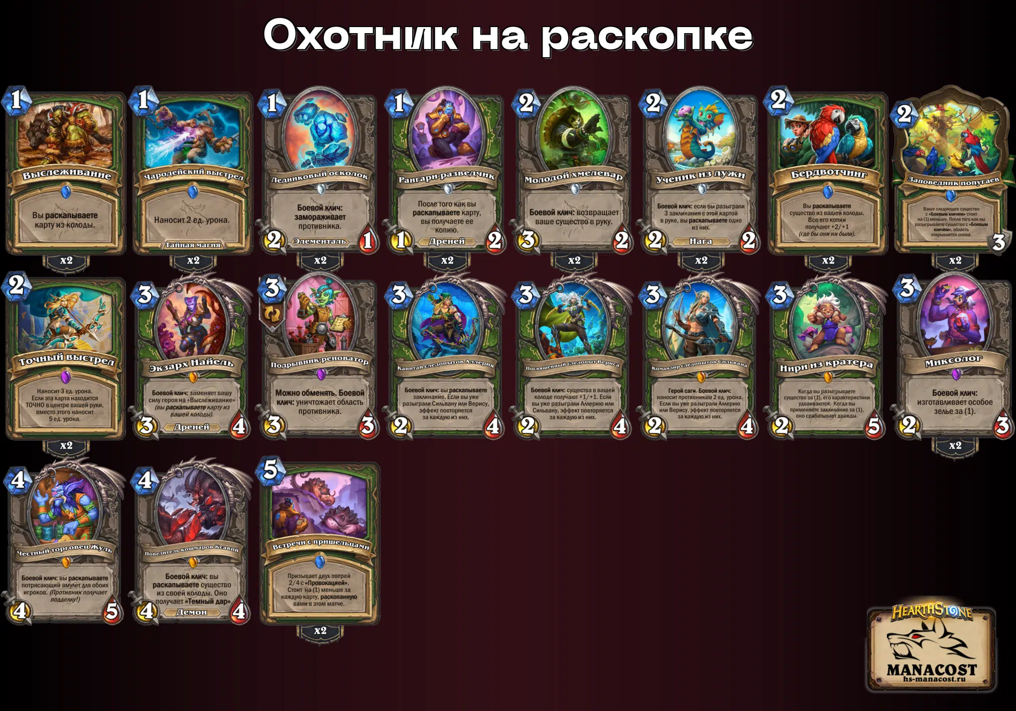 Охотник на раскопке