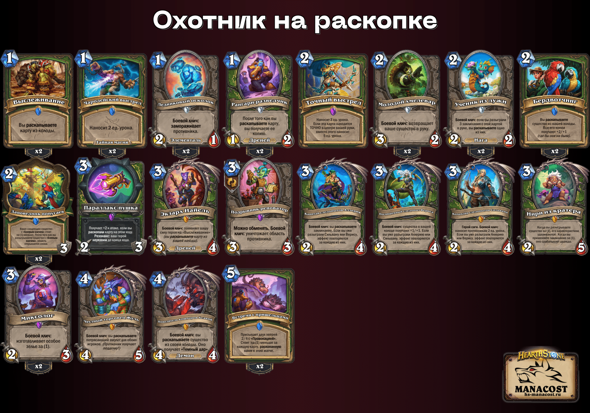 Охотник на раскопке