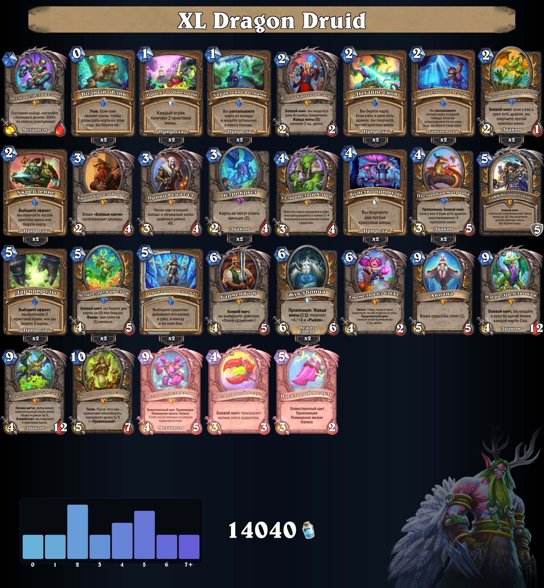 XL Dragon Druid